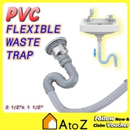 Sink paip sinki paip sink pipe drain kit pipe sink hose sink pipe flexible toilet pipe kitchen pipe 