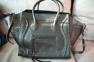 Celine Luggage Bag Snake Skin 蟒蛇皮