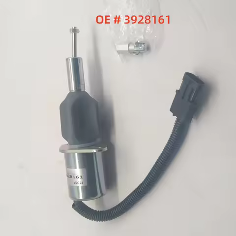 high quality 3928161 Diesel engine shutdown solenoid valve Stop the solenoid valve For Cummins 6BT 5