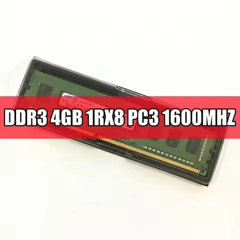 Original SEC Chipset 4G 4GB 1R/2RX8 PC3 PC3L 12800U DDR3 1600MHZ PC Computer Desktop RAM Desktop Mem