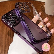 Luxury Casing For OPPO Reno 14 Pro 14F F A5 2025 Pro Find X8s Plus F29 Pro Clear Phone Case Electrop