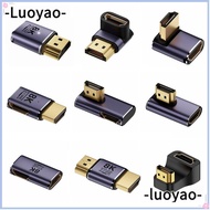 LUOYAO HDMI-compatible Converter, Male to Female AF-AM 8K 60HZ HDTV Adapter, Monitor Projector UHD 9
