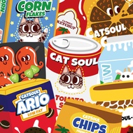 Original Cute Girl Cartoon Snack Packaging Luggage Sticker Laptop Trolley Case Guitar Scooter Electr