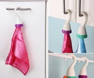 2個 日系多功能毛巾掛架[顏色隨機] 抹手毛巾掛 廚房用品 浴室用品#G889004011