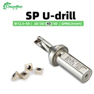 SP Series 4D cnc Quick Drill U-Shaped Drill Bit cnc Lathe Metal Drilling Inner Cooling
