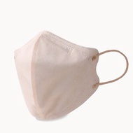 一心一罩 成人小臉3D醫用口罩 - 香醇奶茶(10入/袋)