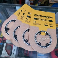 Strummer Chainring Crank single Bcd 96 Asymmetric 32T 34T 36T 38T Narrow Wide Aluminum CNC