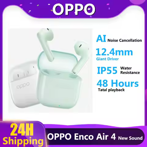 2025 New OPPO Enco Air 4 New Sound Version Wireless Earbuds Bluetooth Earphone 54H Playtime 12.4mm D