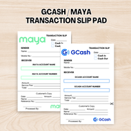 JM Creatink Gcash / Maya Transaction Slip Receipt Pad (50 Pages/80 Pages)