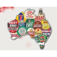 Aussie Beer Brands Sticker Decal Straya Funny Bogan JDM Car Ute 4x4 Tool Box
