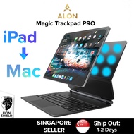 (SG) ALON Trackpad PRO Keyboard Case for iPad Air 6 11/13 inch / Air 5/4 Pro 11/Pro 12.9/10th Gen Premium Casing Cover