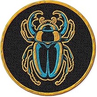Beetle Patch Embroidered Iron on Patches for Clothes Backpacks Bags Jeans Jackets Size 3" ID45095