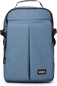 Large Men's Skid Backpack | Laptop Backpack up to 38.1 cm (15 Inches) | 100% Vegan, aqua, L