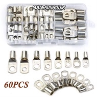 MAINAUSHUI6K 60Pcs Cable Connector Kit, SC Type SC16-6 SC25-6 SC35-6 Wire Nose Terminal Crimp, Durab