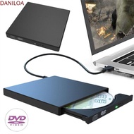 DANILOA CD DVD Drive Desktop Portable CD Writer Disk Reader Optical Drive For Tablets PC CD-ROM RW P