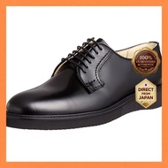 Haruta Vibram Sole Leather Postman Shoes Men Lace-Up 3E Width Model 711P Black｜from Japan
