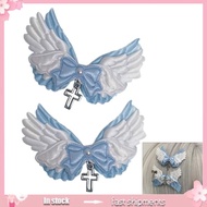 YOIOI Cute and Adaptable Hair Accessory with Delicate Decoration Unique Blue Wing Hair Accessory Sof
