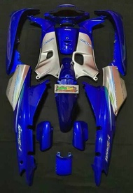 Full Body Halus Motor Supra Fit Lama 2004 Warna Biru Silver
