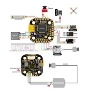 Skystars F722 Mini HD Pro FC 55A AM32 32Bit 3-6S Tower Drone