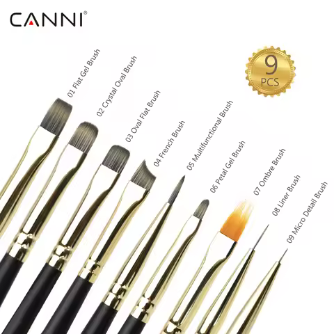 CANNI Nail Pen Professional Nail Manicure Tools Gradient Painting Pen High Quality Liner Brush Frenc