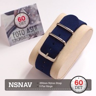 MINSTORE Nato Strap Canvas Nylon Fabric Watch Strap 18mm 20mm 22mm 24mm NSNAV - 18mm
