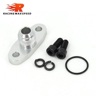 An10 Hole pitch 2"/51 Turbo Oil Drain Return Flange Adapter sliver CNC Process leakproof for T3 T4 G