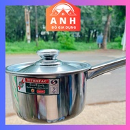 430 TITHAFAC stainless steel pot with stainless steel lid - 430 stainless steel pot can be used on a