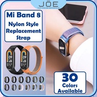 (Ship From Malaysia) Replacement Strap for Mi Band 8 Breathable Nylon Strap For Mi Band 8 [FREE SCRE