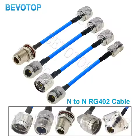 RG402 50-3 Cable N Male to N Female Waterproof RF Adapter Cable 50 Ohm RF Coaxial Pigtail Extension 