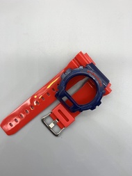 G-Shock Replacement strap and bezel DW6900 DW6600 DW6930 DW3230 ( COMBI RED BLUE )