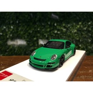 1/43 MakeUp Porsche 911 (997) GT3 RS 2007 Green EM600H [MGM]