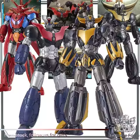 Bandai Tamashii Nations Super Robot Chogokin Getter Dragon Mazinger Z Grendizer Black Version Assemb