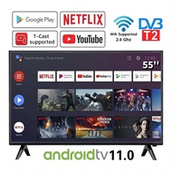 Google TV 32/43/55 นิ้ว UHD Smart TV Android TV BEZEL -Less Android 11 Dolby Audio Google Play/ Netf