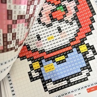 2026 New Style A4 Large 5mm Bean Puzzle Atlas 1: 1 Fun Cartoon Anime diy Bean Puzzle Drawing Bean Pu