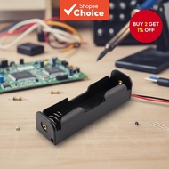 186503.7V18650  Kotak Penyimpanan Bateri 18650 dengan Wayar 3.7V Pemegang Kes untuk Bateri 18650 Hit