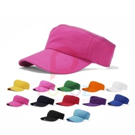 MINIMAL MERAH PROMO Tennis Hat golf Hat/ zumba Hat/ Sports Hat caddy Hat Plain Red pink Yellow Minim