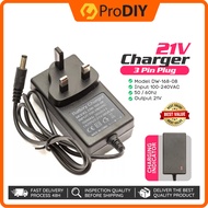 Drill Charger 21V 2-Pin / 3-Pin Charger ONLY for Impact Wrench