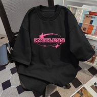 INFILESS Oversize Star Writing T-shirt Y2K Model Star Jersey Motif Unisex Top - Y2K INFILESS
