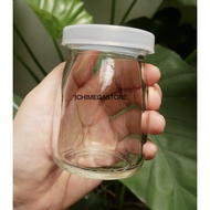 ICHIMEGASTORE Quality Silky Pudding Milk Panacotta Glass Pudding Cup with Lid Glass Cup