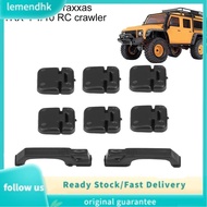 Lemendhk Tbest Car Door Handle  RC Hinges Handles Kits Compatible for 1:10 Crawler Brass De Defender