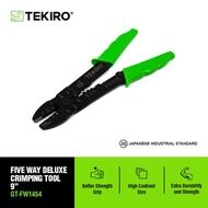 TEKIRO FIVE WAY 9 INCH CRIMPING TOOL PLIERS/ TEKIRO 9" GT-FW1454Skun