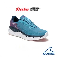 Bata บาจา (Online Exclusive) ยี่ห้อ Power รองเท้ากีฬาวิ่ง Running Shoes พร้อมเทคโนโลยี DuoFoam Max 500 LX สำหรับผู้หญิง สีฟ้า 5189936