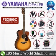 Yamaha FSX800C 40" Concert Solid Spruce Acoustic Electric Guitar With Pickup Sand Burst (FSX800)