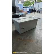 Fiberglass Filter Tank L4'xW2'xH2' -4 Compartment Slots (3/26)(7/26)