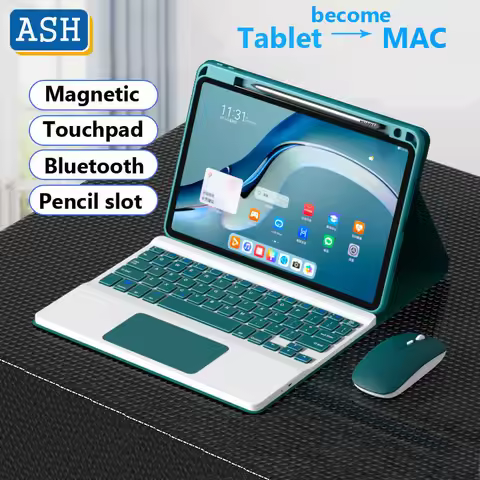 Touchpad Keyboard Case for Oppo Pad SE 2025 11 Inch OPD2417 Pad3 11.61 Inch Pad2 Pad11 Air2 PadNeo P