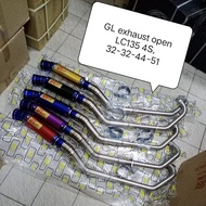 GL racing exhaust open (C Q75) LC135 4S- 32mm/ SRL115 FI- 28mm
