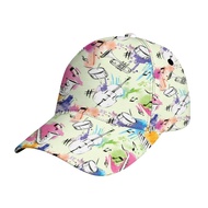 SPORTS THEME Digital Printing Full Color Custom Baseball Cap, Music Instruments + "Lena" Slogan, HJG