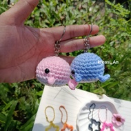 GANTUNGAN Crochet whaleAN Keychain | Whale-shaped keychain