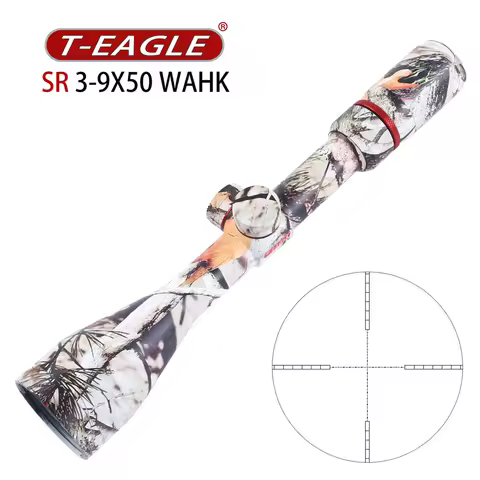 T-EAGLE SR 3-9X50WA HK Optical Rifle Scope For Hunting Airsoft Airgun PCP Riflescope Camouflage Sigh