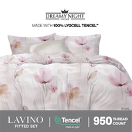 Dreamynight Home Lavino 100% TENCELTM Lyocell Bedsheet 4in1 Set 43cm Height 950TC Soft Cooling Fitte